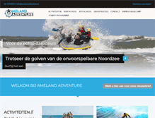 Tablet Screenshot of amelandadventure.nl